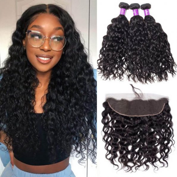 water wave bundles with frontal