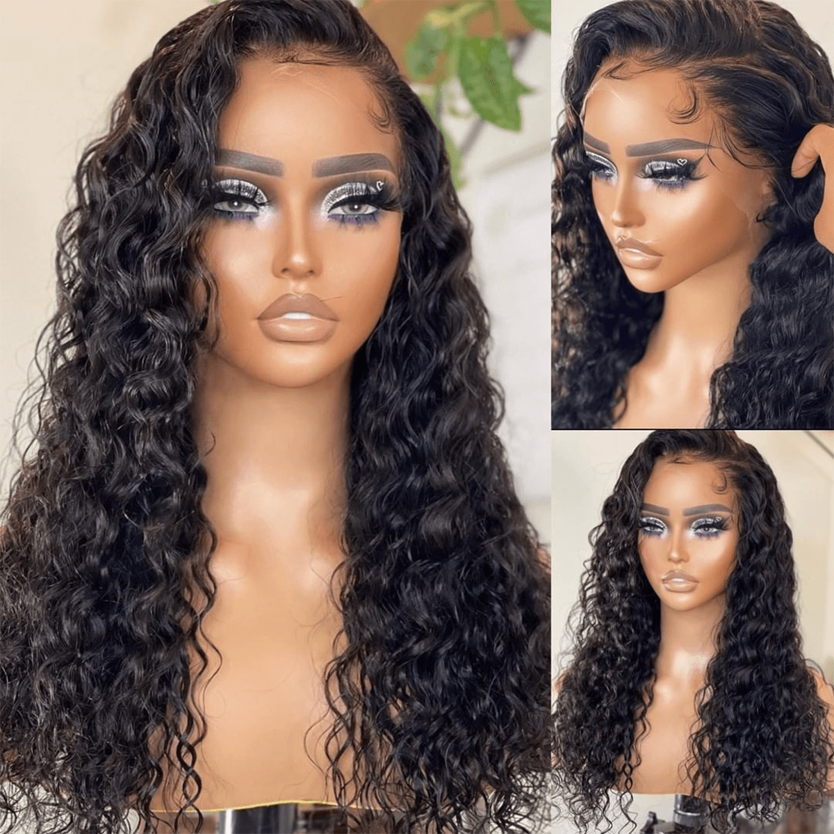 water wave hd lace frontal wig
