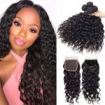 Water Wave 4 Bundles With Closure