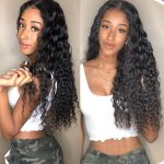 5×5 water wave lace front wig8172