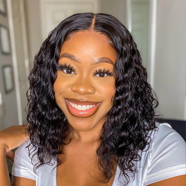short deep wave wig