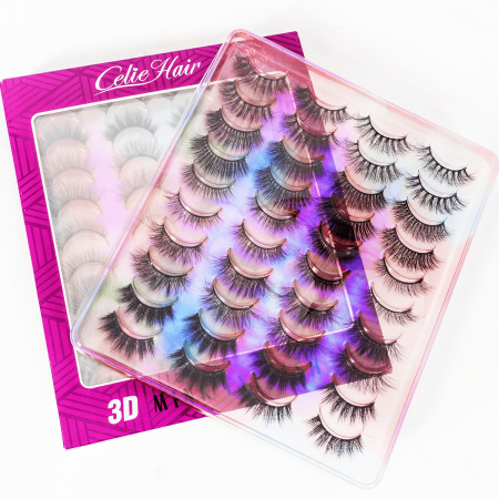 20 pairs of 3D mink eyelashes