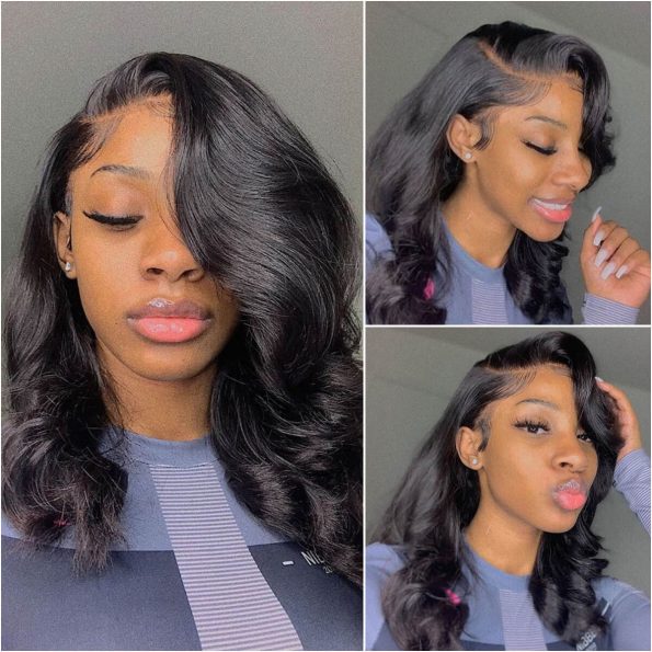 Short Body Wave Lace Front Wig