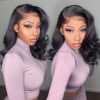 upgrade 6×5 pre cut lace wig short cut body wave