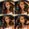 upgrade 6×5 pre cut lace wig short cut body wave