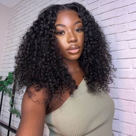 pre-cut lace bouncy deep curly wig (1)