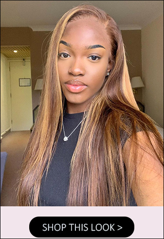 honey blonde straight 13x4 lace front wigs