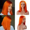 colored bob wigs human hair