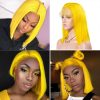 colored bob wigs human hair