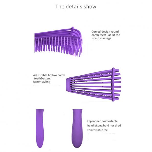 Massage Detangling Hair Brush (3)
