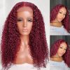 99j curly lace front wigs