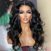 Barrel curls new body wave air cap wig