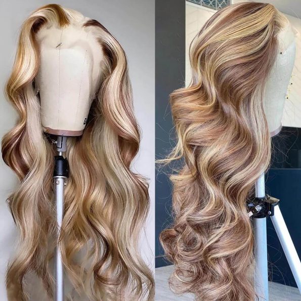 highlight blonde body wave