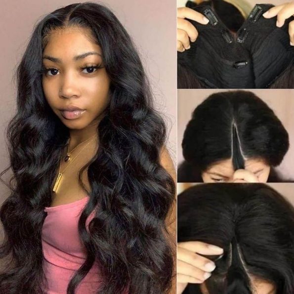 bombshell curls new body wave v part wig (1)