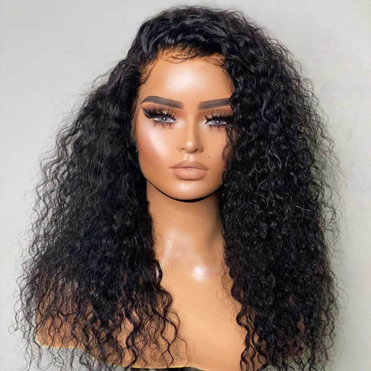 glueless curly lace front wig (3)