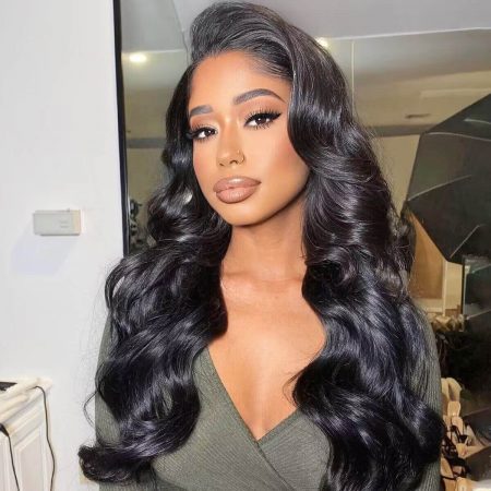 pre-bleached knots 13x4 hd full frontal wig