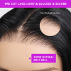 upgrade 6×5 pre cut lace wig short cut body wave
