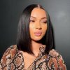 straight glueless bob wig