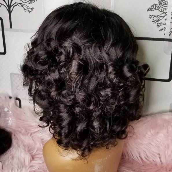 super double drawn bouncy curly hair glueless wig (2)