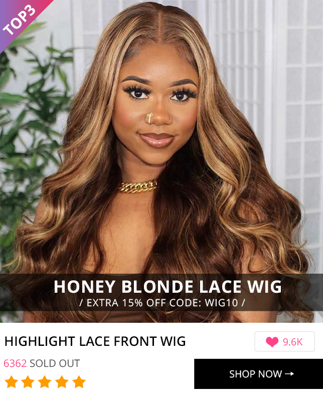 honey blonde lace wig