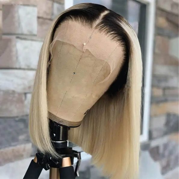 ombre blonde bob wig (2)