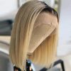 ombre 1b blonde lace front bob wig (3)