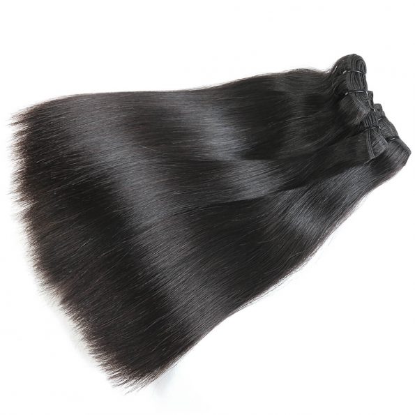 straight double drawn hair weft (1)