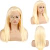 613 blonde wig shoulder length body wave