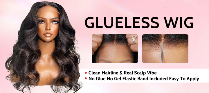 Glueless lace wigs