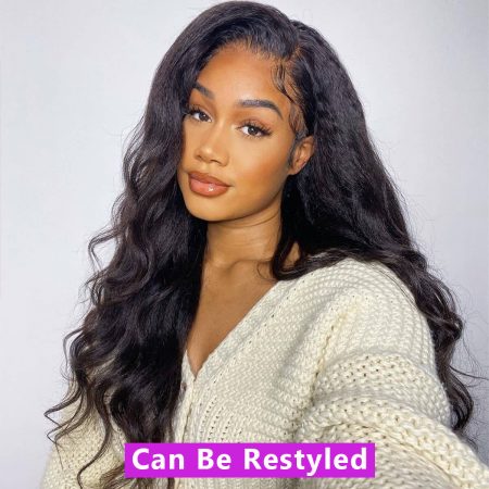 kinky straight hd lace frontal wig