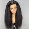 kinky straight hd lace frontal wig
