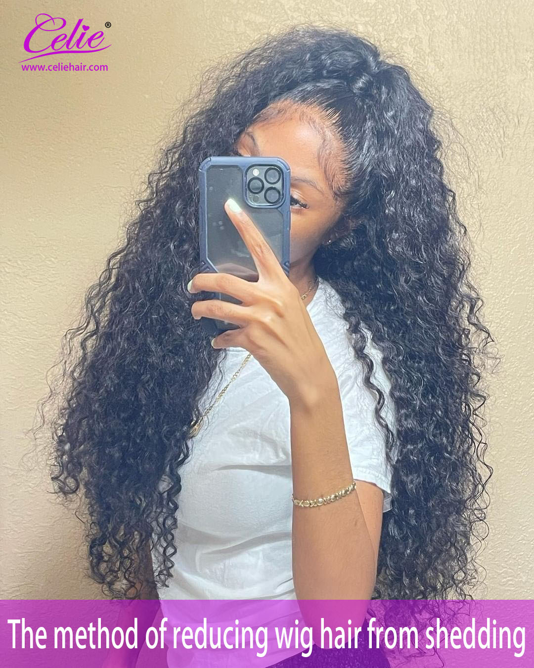 The method of reducing wig hair from shedding