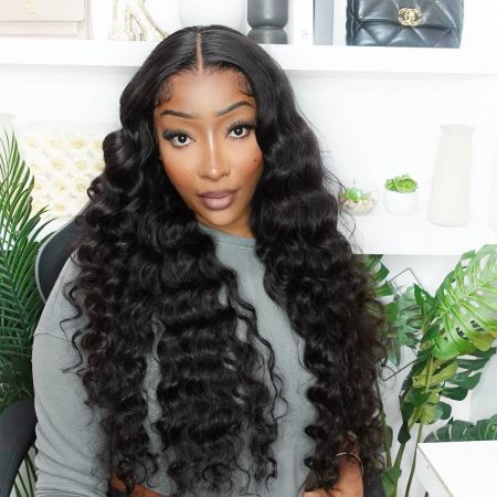 loose deep glueless closure wig (2)