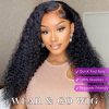 Pre-cut lace curly wear go glueless wig (2)