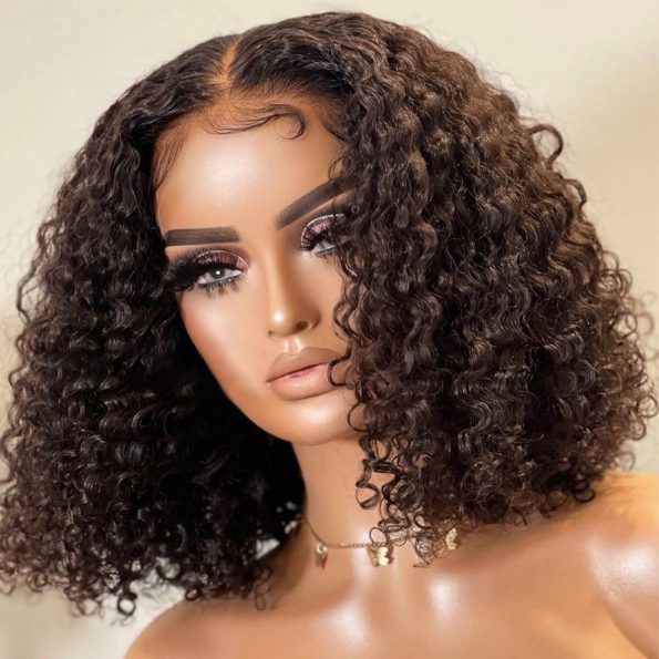 5×5 deep curly wig 14 inches(2)