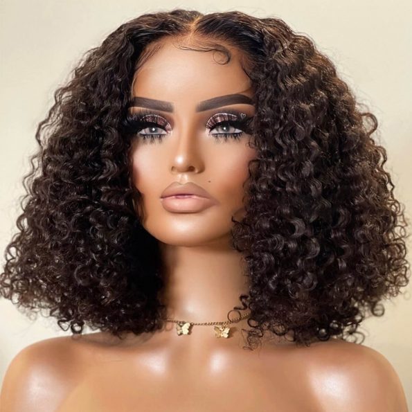 5×5 deep curly wig 14 inches(4)