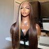 dark brown highlight wig (1)