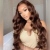 pre-cut lace wear go glueless wig dark brown (1)