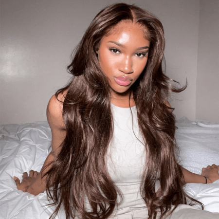 pre-cut lace wear go glueless wig dark brown (2)