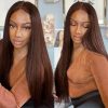 pre-cut lace wear go glueless wig dark brown (1)