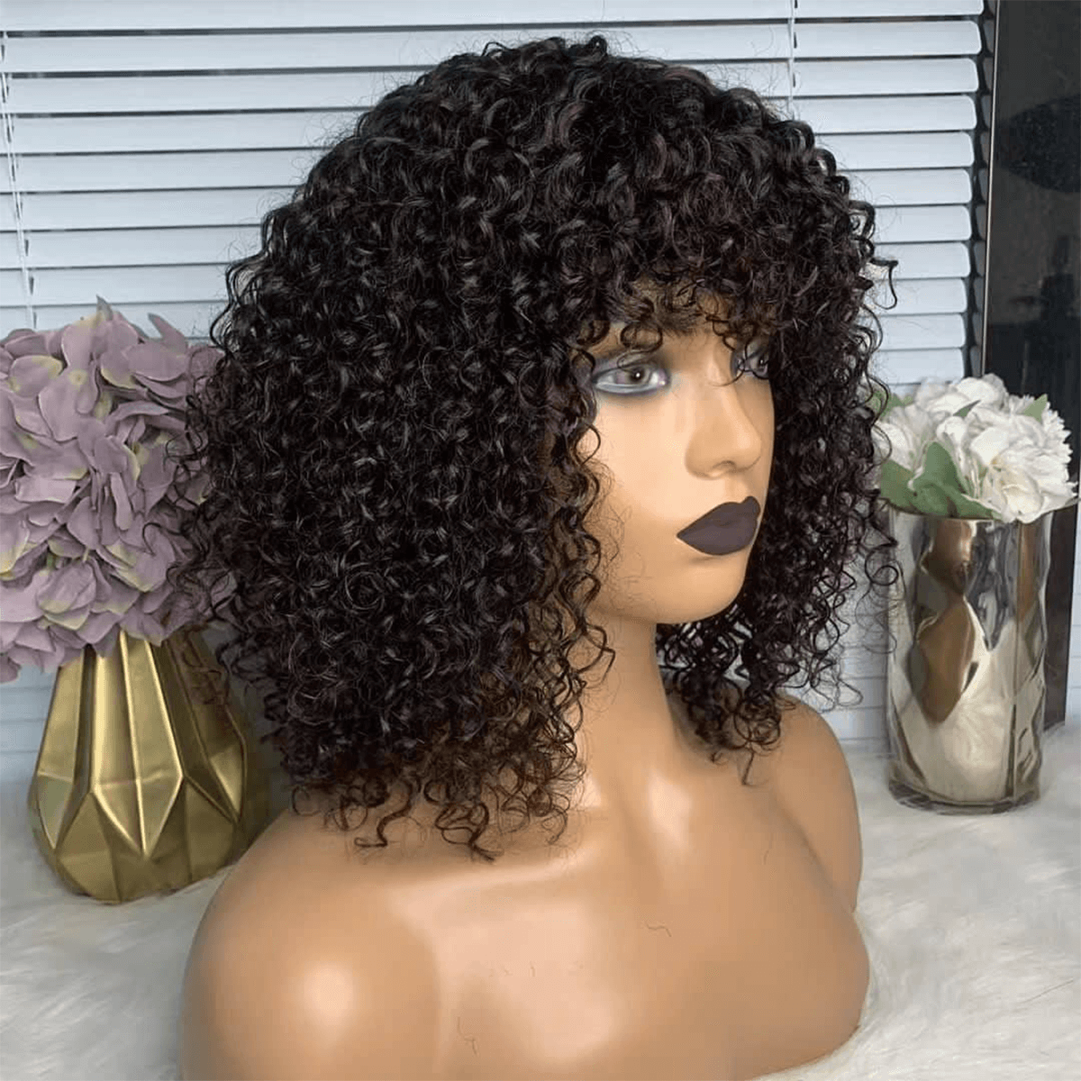 short curly wigs with bang (2)