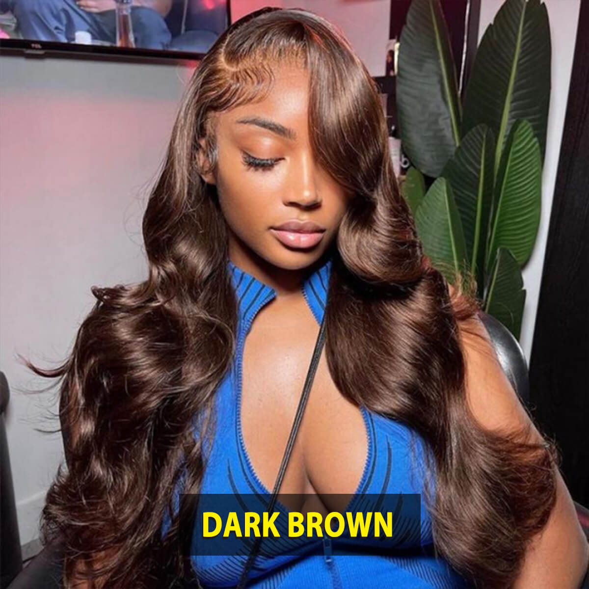 dark brown lace front wig (1)
