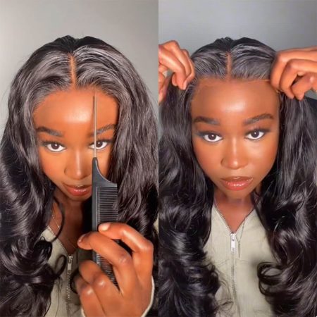 air cap glueless body wave wig celie hair