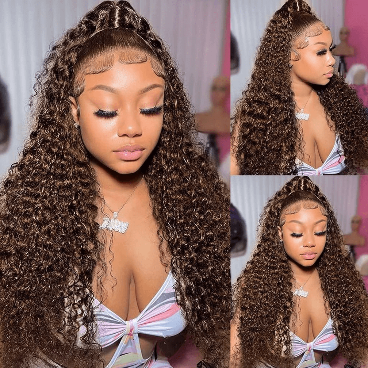 dark brown lace front wig (5)