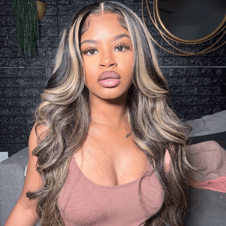 highlight Pre-cut lace wear go wig