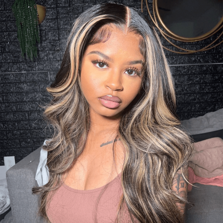 highlight Pre-cut lace wear go wig