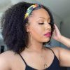 kinky curly headband wig