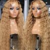 #27 honey blonde loose deep wave wig (2)