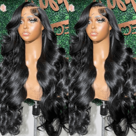 36 inch long body wave wig (2)