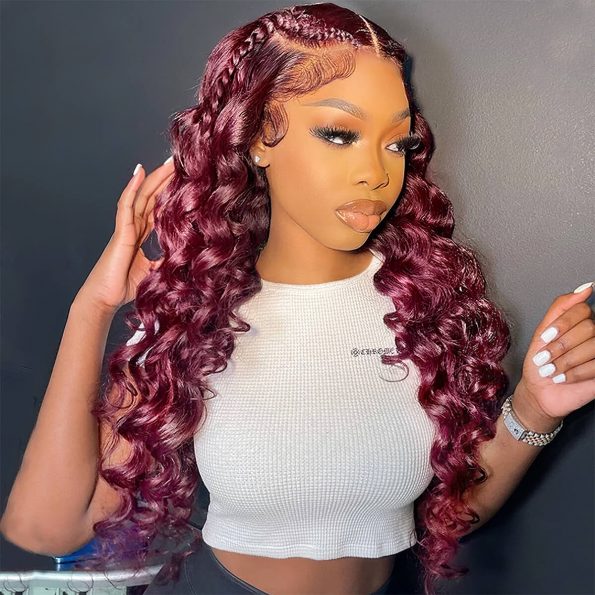 99j burgundy loose deep wave wig (4)